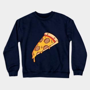 Pizza slice, pizza pice, pizza stickers, pizza sticker, pizza mask, pepperoni sticker, pepperoni mask Crewneck Sweatshirt